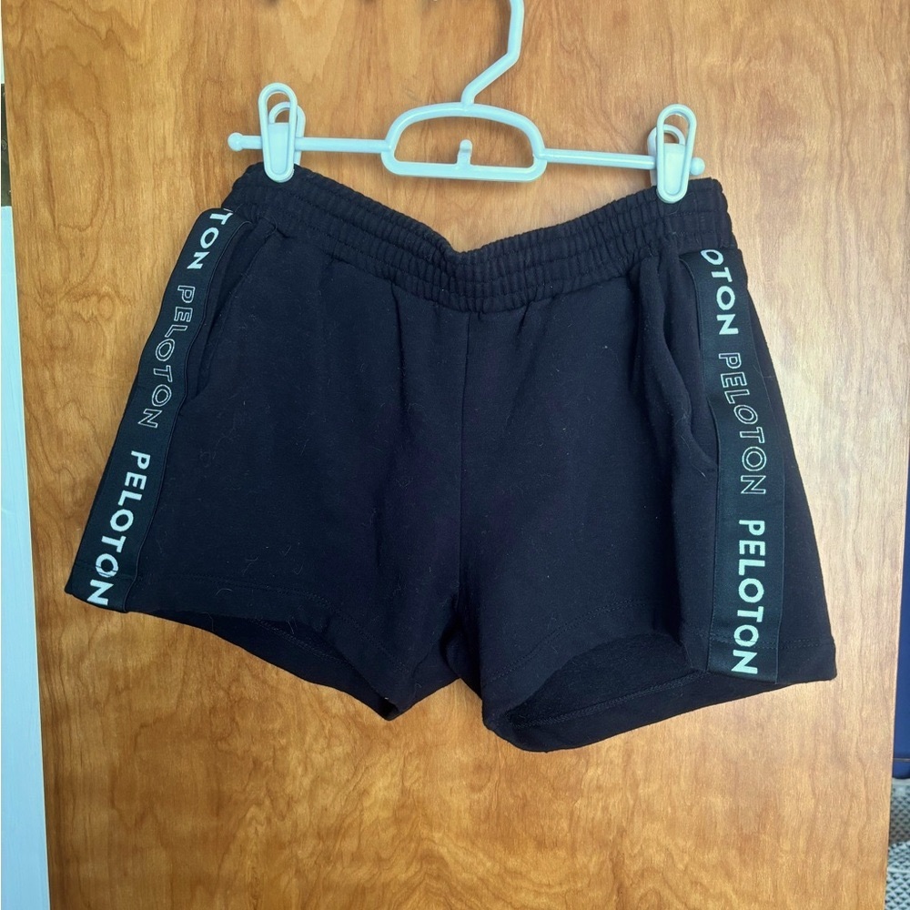 Peloton Black Athletic Shorts for Women